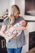 Large Premium Knit Baby Swaddle Blanket - Shiloh Design
