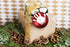 Pearhead Red Handprint Ball Ornament, DIY Baby Hand or Footprint Holiday Keepsake