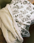 30x40 Oilo Woodland Baby Blanket, Woodland Animal Baby Blanket with Ultra?Soft Plush Backing & Organic Cotton Jersey