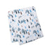 lulujo Baby 100% Cotton Muslin Swaddle Blanket, 47 x 47-Inches, Mountain Top Design