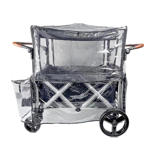 Ezkindheit Big Size Rain Cover for Stroller, Mosquito Net for Trolley Cart, 2in1