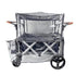 Ezkindheit Big Size Rain Cover for Stroller, Mosquito Net for Trolley Cart, 2in1
