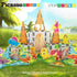 PicassoTiles Magnet Tiles Building Blocks, Dinosaur Theme Set with 8 Magnetized Action Figures, STEM Learning Activities