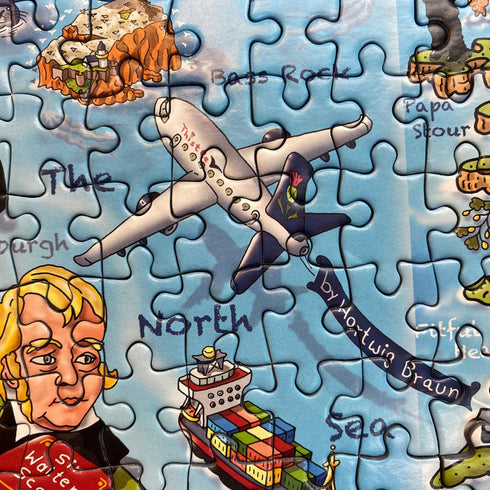 1000 100% This is Scotland | Piece Jigsaw Puzzle | Attractions Map Puzzle | Sustainable Puzzle for Adults | Premium