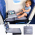 NNOODUST Toddler Airplane Bed for Toddler with Tray Cover Can Turn into Bag, Toddler Airplane Seat Extender for Kids