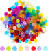 Hebayy 500 Transparent Bingo Counting Chip Plastic Markers, 3/4 Inch Diameter in 8 Colors