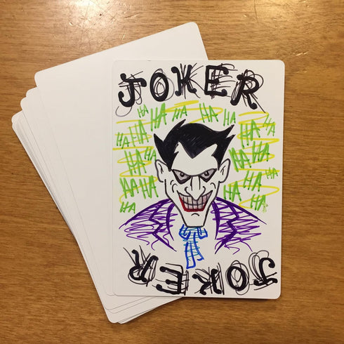 Apostrophe Games Blank Playing Cards - 180 Poker Size Uncoated Cards for Flash Cards and Board Games