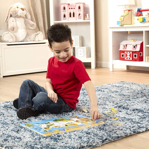 Melissa & Doug USA Map Wooden Puzzle - 45 pcs