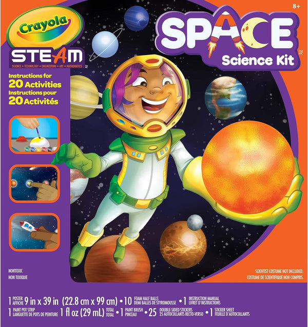 Crayola Solar System Science Kit, Educational Toy Gift for Kids Ages 7-10