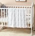 CREVENT Cute Silky Plush Baby Blanket - Ivory Giraffe for Girls & Boys, Infants, Toddlers, Newborns, Giftable, All