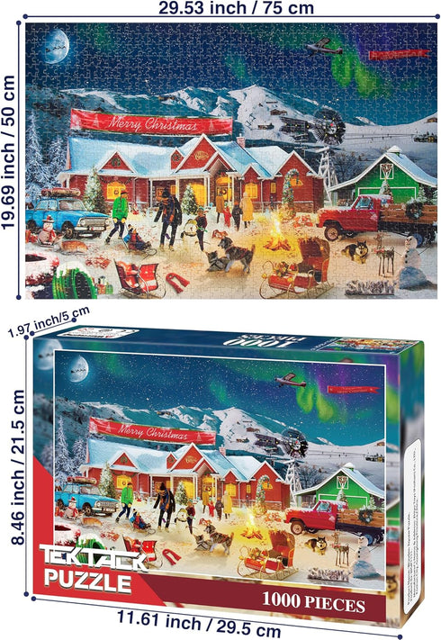 Tektalk Puzzles for Adults, 1000 Piece Jigsaw Puzzles for Family Entertainment and Home Decoration