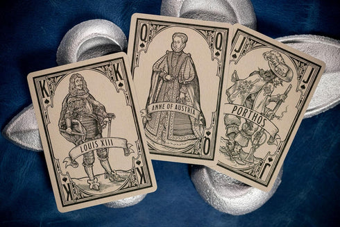 Kings Wild Project 3 Musketeers Premium Playing Cards - Poker Size