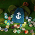 Cusdie 7-Die DND Dice | Polyhedral Dice Set Filled with Animal for Dungeons and Dragons