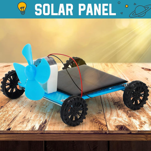 Sntieecr Solar Motor Kit with Electric Circuit, DIY STEM Science Project for Kids, Educational Montessori Learning Kits