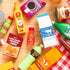 JOYIN 30Pcs Play Food Grocery Cans, Play Kitchen Accessories for Kids Gifts & Indoor Toys