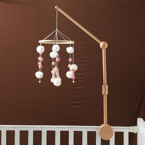 Wooden Crib Mobile Arm - Stylish Nursery Decor for Newborns