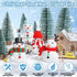 Snowman Crafts for Kids, 10 Pack Christmas DIY Snowman Kit, Indoor Decorations with Air Dry Modeling Clay