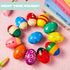 JOYIN 12 Packs Wooden Egg Shakers, 2.3" Maracas Percussion Musical for Party Favors, Classroom Prize Supplies