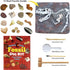 DANCING BEAR Fossil Dig Kit, Excavate 15 Prehistoric Fossils including Real Dinosaur Bones for Kids