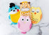 Ollie The Owl Wash Cloth, Animal Shape Cotton Mitt, Children Bath Brush, Bath Glove (Yellow Owl Bath Cloth)