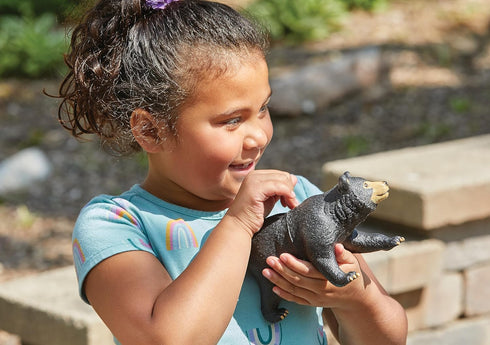 Learning Resources Jumbo Forest Animals - 5 Pieces, Kids Play Animal Figures, Ages 3+, Preschool Learning Toys, Zoo