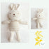 Organic Cotton Baby First Friend Doll - Hello! Little Bunny, 15.7 inches Tall, Pillow Buddy Toy