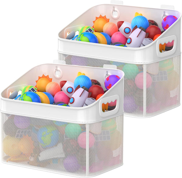 GloTika Mesh Baby Bath Toy Storage, Large Capacity and Quick Drying Baby