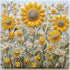 PICKFORU 1000 Sunflower Puzzles for Adults Pieces, Spring Flower Garden Puzzle Nature, Difficult Hard Golden Sunflower