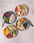 Hippypotamus Toddler Plates - Suction Plates with Lids, 100% Food-Grade Silicone, BPA Free, Dishwasher Safe, Set of 3