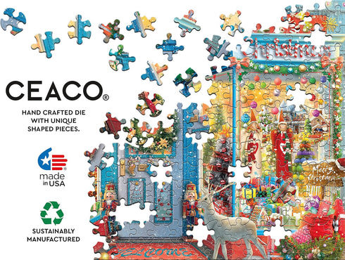 Ceaco - Shop Windows - Holiday Shop - 1000 Piece Jigsaw Puzzle