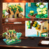 Architecture Port Cabin Building Set Model Kit - 600 PCS Mini Blocks with 2 Figures, Gift for Kids and Adults