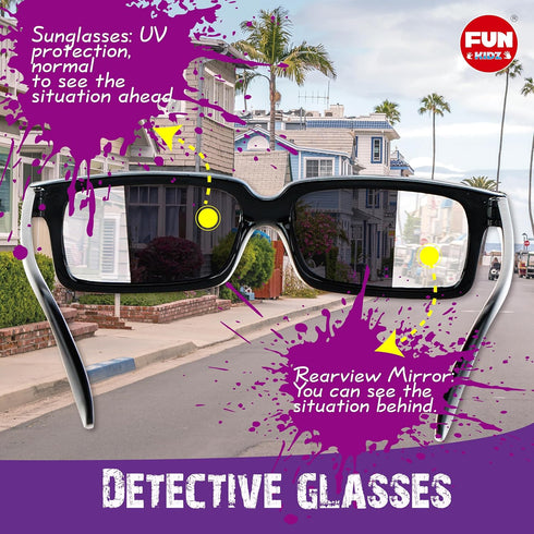 Fingerprint Kit for Kids Ages 8-12, FunKidz Detective Spy Gear STEM Science Project with Crime Scene Investigations