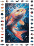 ESTROSO 300 8.9x17.7 Inch Magical Wooden Puzzle for Adults with Beautiful Rainbow Trout Fish Design - Piece Each Luxury