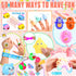 OCTERIC 360 Set, 120 240 Pcs Pastel Prefilled Easter Toy Plastic Eggs Filled with Assorted Toys Stickers for Kids Boys