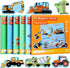 Magnetic Puzzles for Kids Ages 1-3, Travel Toddler Puzzles Ages 2-4, Excavator Refrigerator Magnet Learning Gift