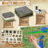 Set 22 26" Melee Mats DND Map Starter - x Double Sided, Wet & Dry Erase Battle Terrain Grid for Dungeons and Dragons