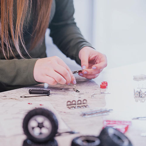Erector Set for Boys and Girls - Metal Model Kits for Adults, Teens, and Advanced Kids, Build A Car, Plane, or Excavator