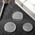 Hicarer 4 Leaf Clover Lucky Coins Specie Charms for St. Patrick's Day Party with 1 Black Flannel Storage Bag for Good