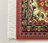 Red Dollhouse Rug, Miniature Accessory, Carpet for 3” to 12” Dolls, 10 x 7 Rectangle