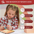 3+ GiftAmaz Mindful Maze Boards, Calming Toys for Kids, Finger Path Breathing Boards, Calming Corner Items Kids Social