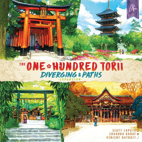 Pencil First Games The One Hundred Torii: Diverging Paths Board Game - Tile-Laying Expansion for 1-4 Players