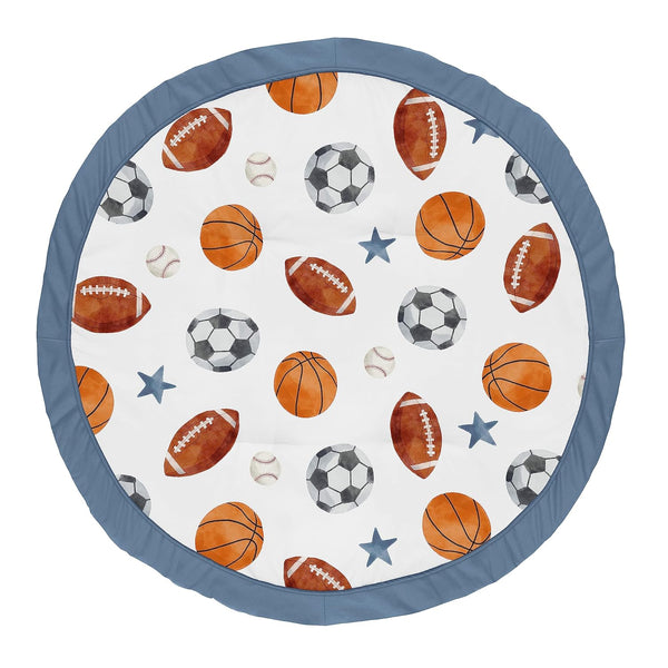 Sweet Jojo Designs Sports Theme Boy Baby Play Mat Tummy Time Activity