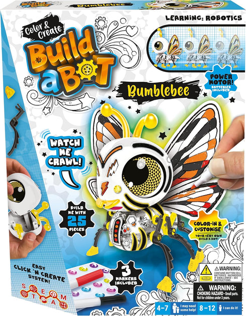 Build a Bot Color & Create Medium Bumblebee, Build Your Own Robotic Pet to Customize