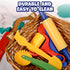 READY 2 LEARN Dough Tools Set of 6 - Playdough Tool Set for Toddler Crafts, Roll, Cut, Mold, and Flatten