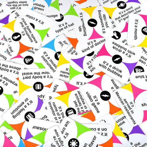TENZI ITZI - Creative Word Matching Family and Party Card Game for 2-8 Players, Ages 8 to 98