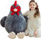 IKASA Giant Chicken Stuffed Animal Plush Toy, 25.5" Jumbo Soft Toy, Cute Huge Size Fluffy Plushie, Gifts for Kids