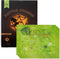 GSM Brands Battle Mat: 4 Pack Open Plains Setting Dry Erase Battle Boards for Dungeons Role Playing Game