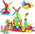 Picasso Toys 112pcs Hedgehog Blocks - STEM Building Tiles Set for Construction Learning, Creativity Beyond Imagination