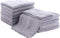 Soft 12 Pack Baby Washcloths - Extra Absorbent Microfiber Coral Fleece for Newborns and Toddlers