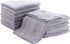 Soft 12 Pack Baby Washcloths - Extra Absorbent Microfiber Coral Fleece for Newborns and Toddlers